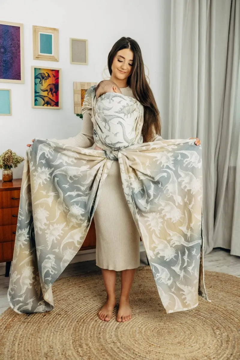 Jurassic Park Ice Desert Woven Wrap by LennyLamb - Half Buckle CarrierLittle Zen One