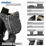 Kaleidoscope DidyKlick by Didymos - Half Buckle CarrierLittle Zen One4142453910