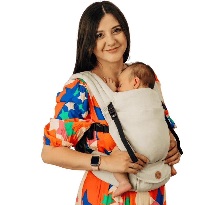 Linen LennyPreschool Carrier by LennyLamb - Buckle CarrierLittle Zen One5907557781237