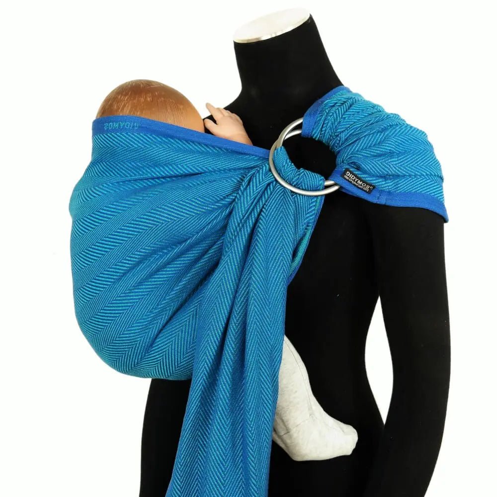 Lisca Azzurro DidySling Ring Sling by Didymos - Ring SlingLittle Zen One4142453933