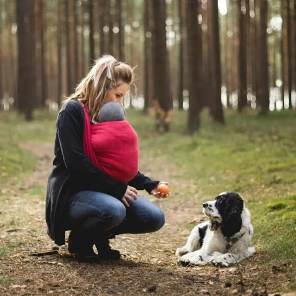 Lisca Burgundy Woven Wrap by Didymos - Woven WrapLittle Zen One