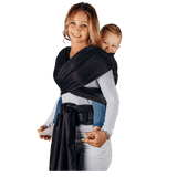 Little Herringbone Black Preschool Half Buckle by LennyLamb - Half Buckle CarrierLittle Zen One
