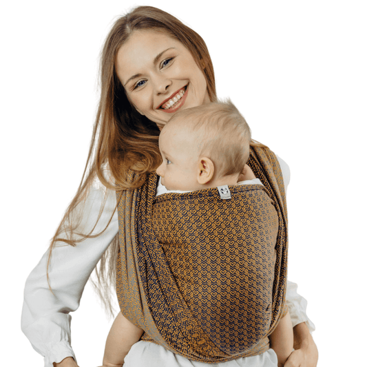 Littlelove Golden Woven Wrap by LennyLamb - Woven WrapLittle Zen One