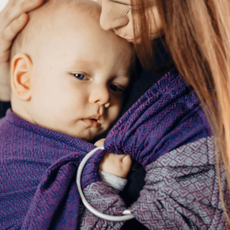 Littlelove Plum Duo Ring Sling
