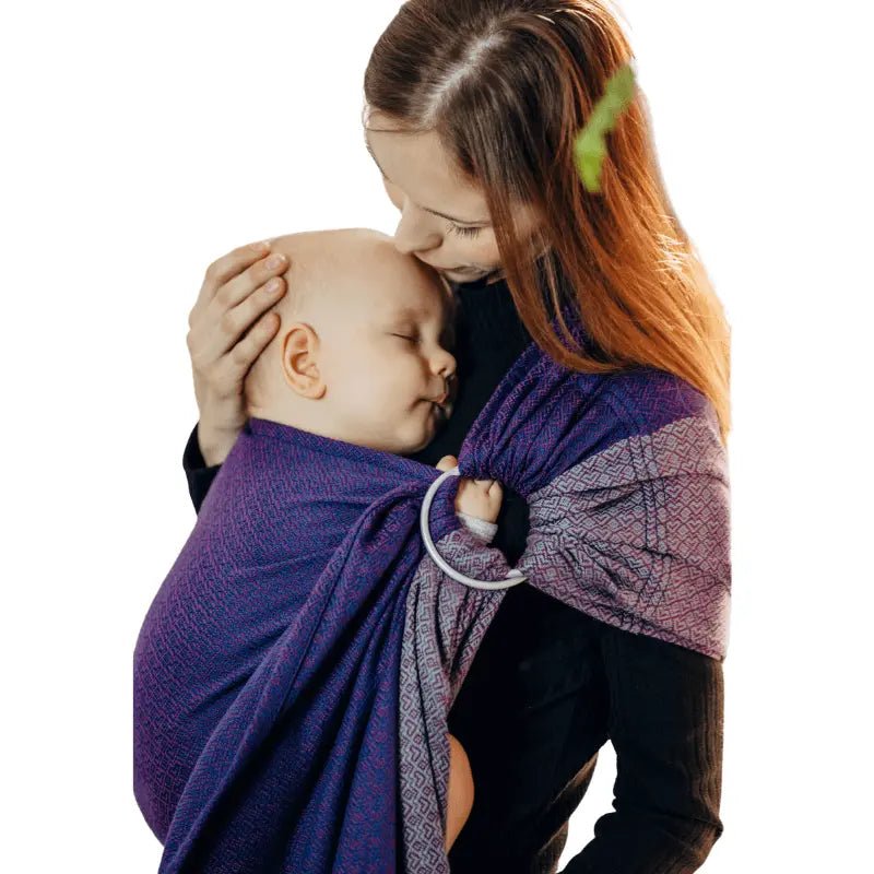 Littlelove Plum Duo Ring Sling by LennyLamb - Ring SlingLittle Zen One29058384