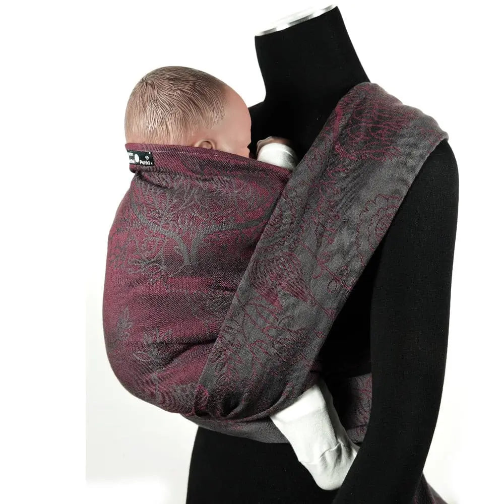 Magic Forest Berry Linen Woven Wrap by Didymos - Woven WrapLittle Zen One