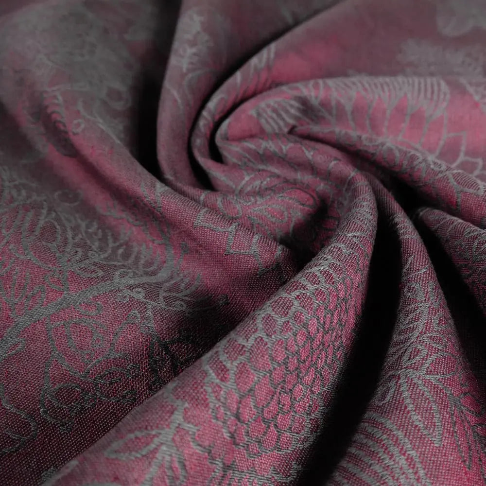Magic Forest Berry Linen Woven Wrap by Didymos - Woven WrapLittle Zen One