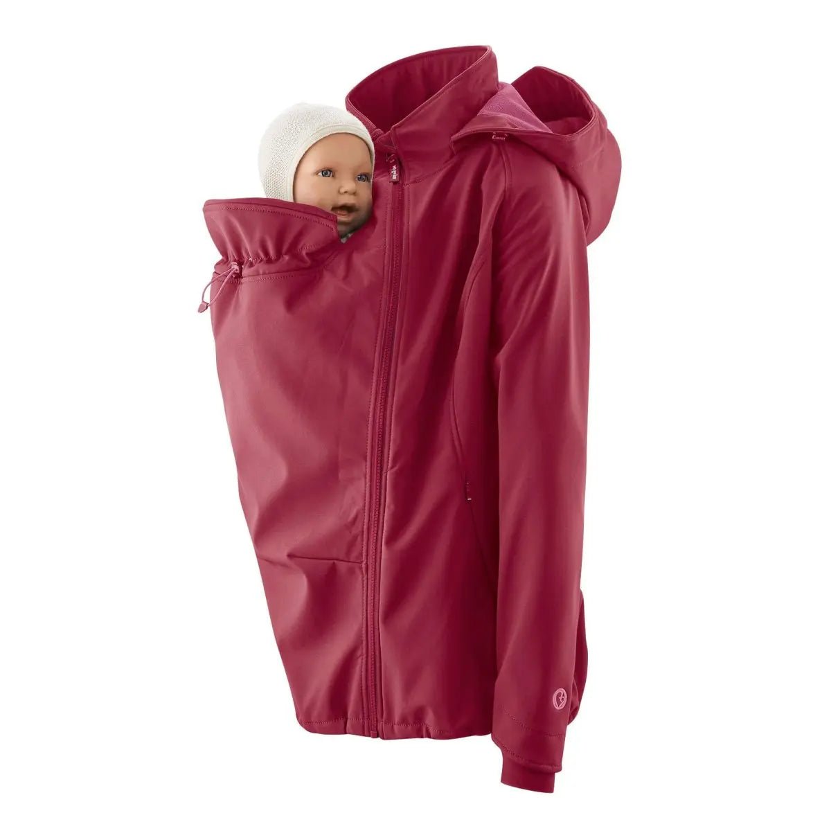 Mamalila Allrounder Berry Softshell Maternity and Babywearing Jacket - Babywearing OuterwearLittle Zen One4251054511721
