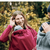 Mamalila Allrounder Berry Softshell Maternity and Babywearing Jacket - Babywearing OuterwearLittle Zen One4251054511721