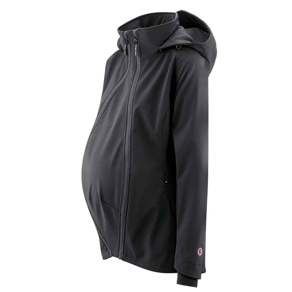 Mamalila Allrounder Black Softshell Maternity and Babywearing Jacket - Babywearing OuterwearLittle Zen One4251054512469