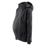 Mamalila Allrounder Black Softshell Maternity and Babywearing Jacket - Babywearing OuterwearLittle Zen One4251054512469
