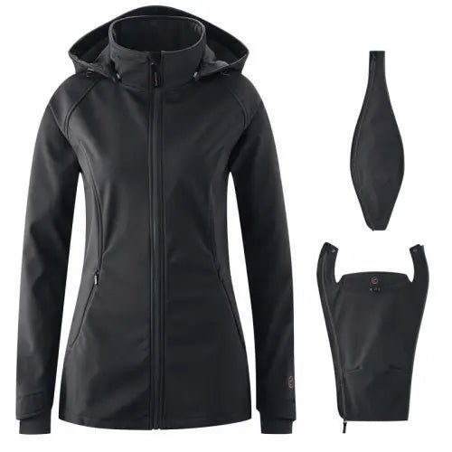 Mamalila Allrounder Black Softshell Maternity and Babywearing Jacket - Babywearing OuterwearLittle Zen One4251054512469