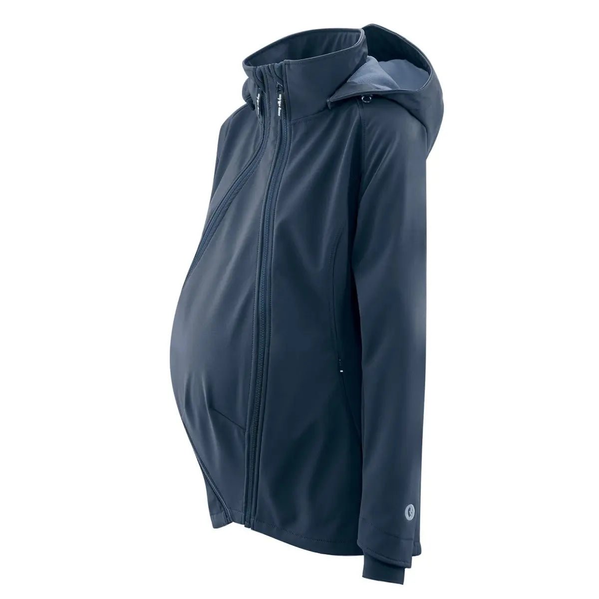 Mamalila Allrounder Navy Softshell Maternity and Babywearing Jacket - Babywearing OuterwearLittle Zen One4251054511202