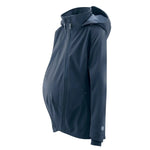 Mamalila Allrounder Navy Softshell Maternity and Babywearing Jacket - Babywearing OuterwearLittle Zen One4251054511202