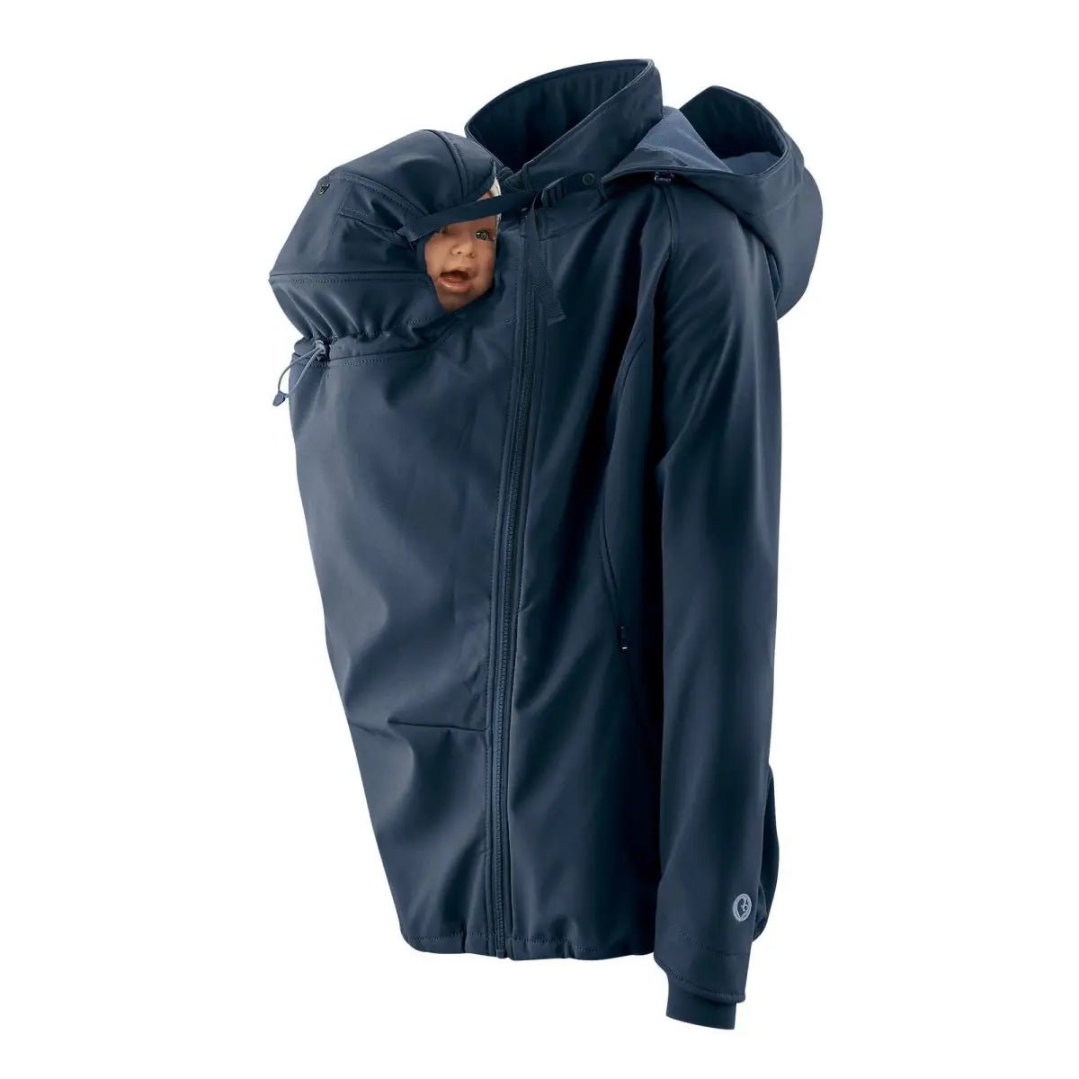 Mamalila Allrounder Navy Softshell Maternity and Babywearing Jacket - Babywearing OuterwearLittle Zen One4251054511202