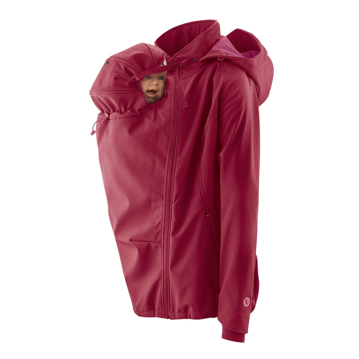 Mamalila Allrounder Softshell Babywearing Jacket Berry - Babywearing OuterwearLittle Zen One4251054511721