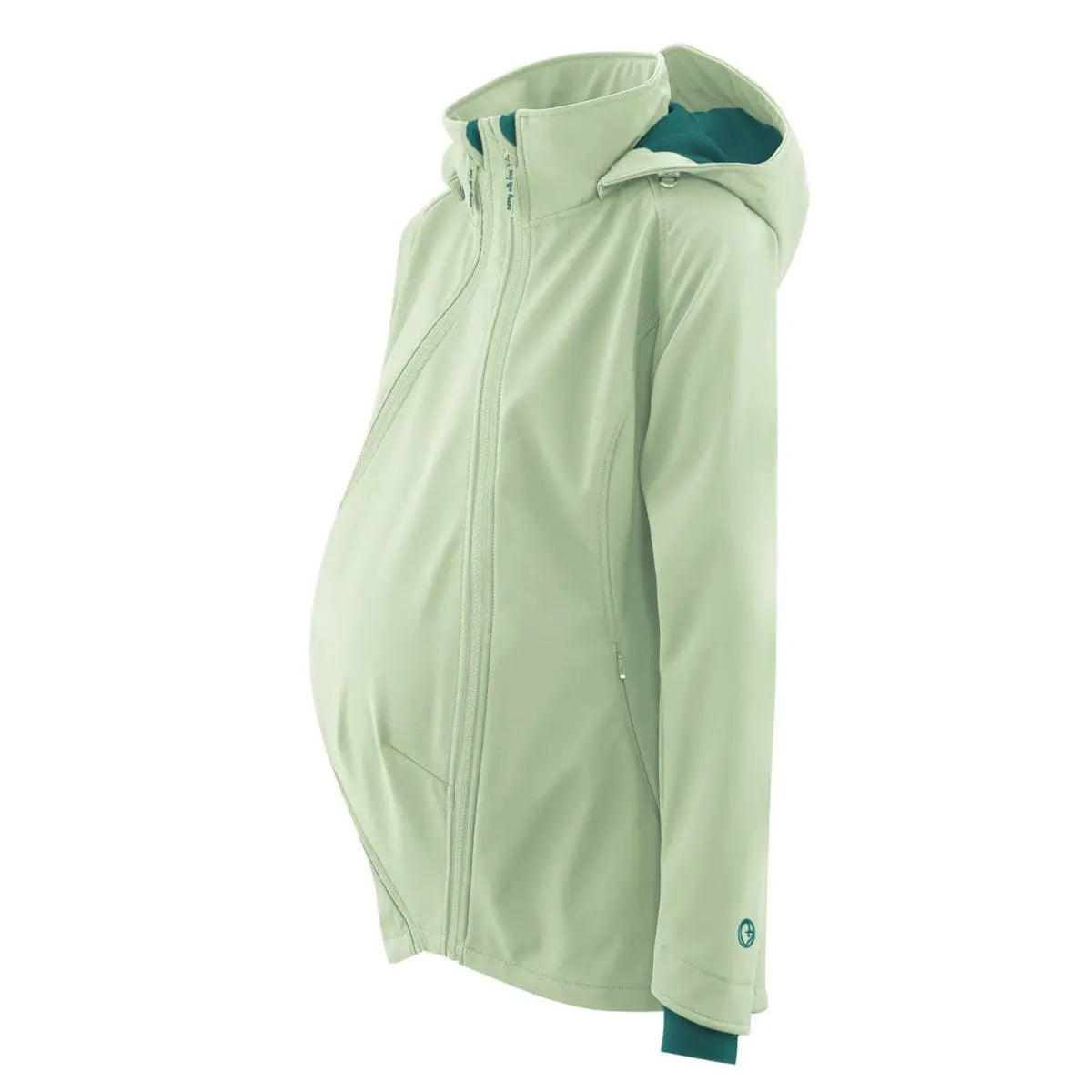 Mamalila Allrounder Softshell Babywearing Jacket Mint - Babywearing OuterwearLittle Zen One4251054513398