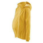 Mamalila Allrounder Yellow Softshell Maternity and Babywearing Jacket - Babywearing OuterwearLittle Zen One4251054511080