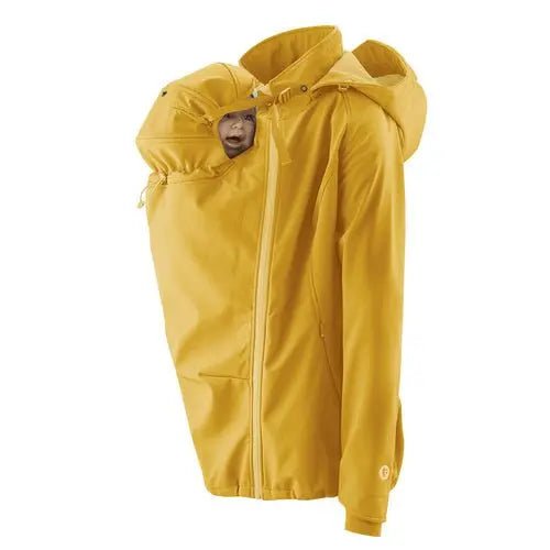 Mamalila Allrounder Yellow Softshell Maternity and Babywearing Jacket - Babywearing OuterwearLittle Zen One4251054511080