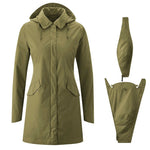Mamalila Babywearing Raincoat Dublin Khaki Green - Babywearing OuterwearLittle Zen One4251054513268