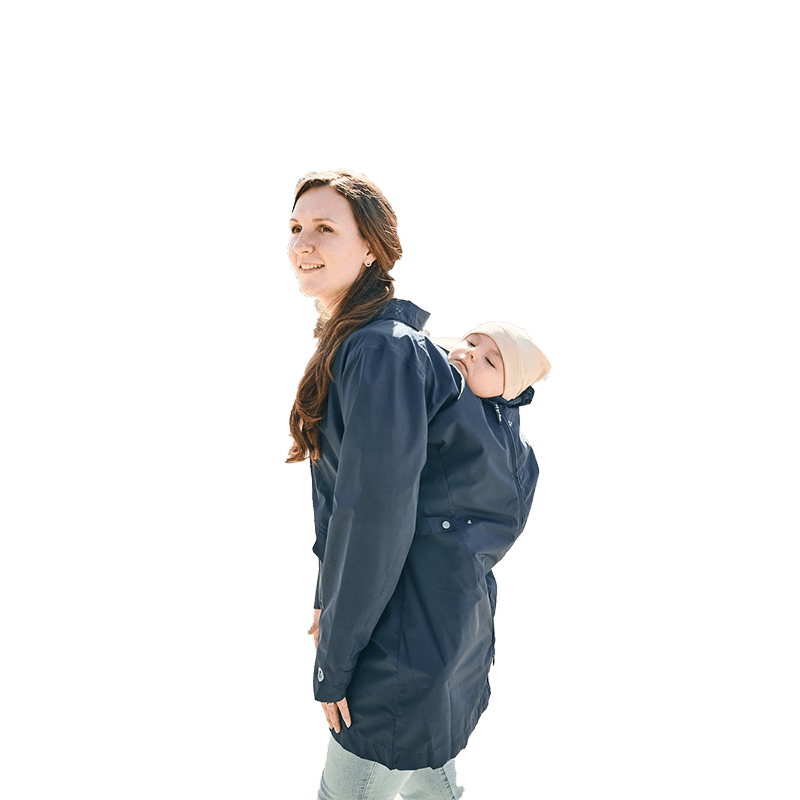 Mamalila Babywearing Raincoat Dublin Navy - Babywearing OuterwearLittle Zen One4251054511554