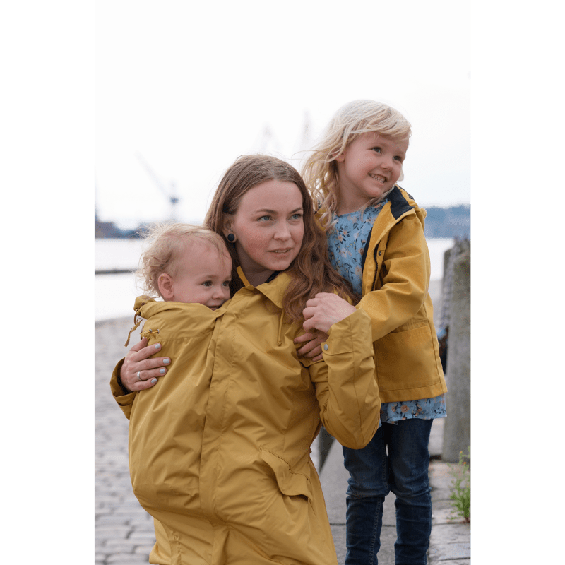 Mamalila Babywearing Raincoat Dublin Yellow - Babywearing OuterwearLittle Zen One4251054511615