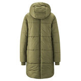 Mamalila Copenhagen Khaki Winter Maternity and Babywearing Coat Babywearing