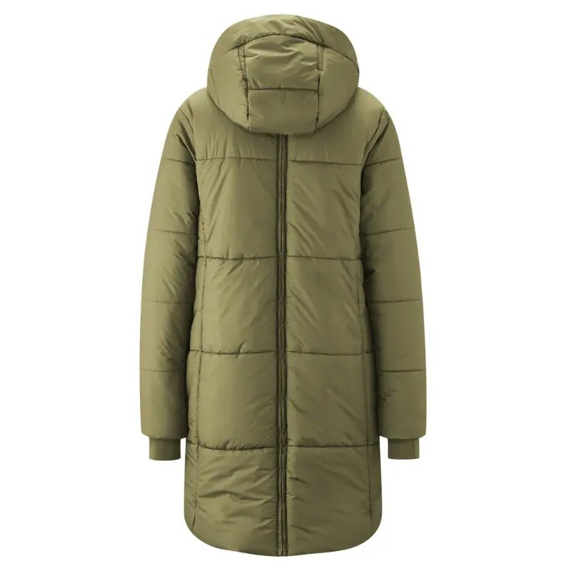 Mamalila Copenhagen Khaki Winter Maternity and Babywearing Coat Babywearing