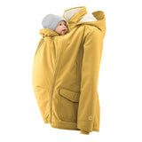 Mamalila Cosy Allrounder Mustard Softshell Maternity and Babywearing Jacket - Babywearing OuterwearLittle Zen One4251054513701