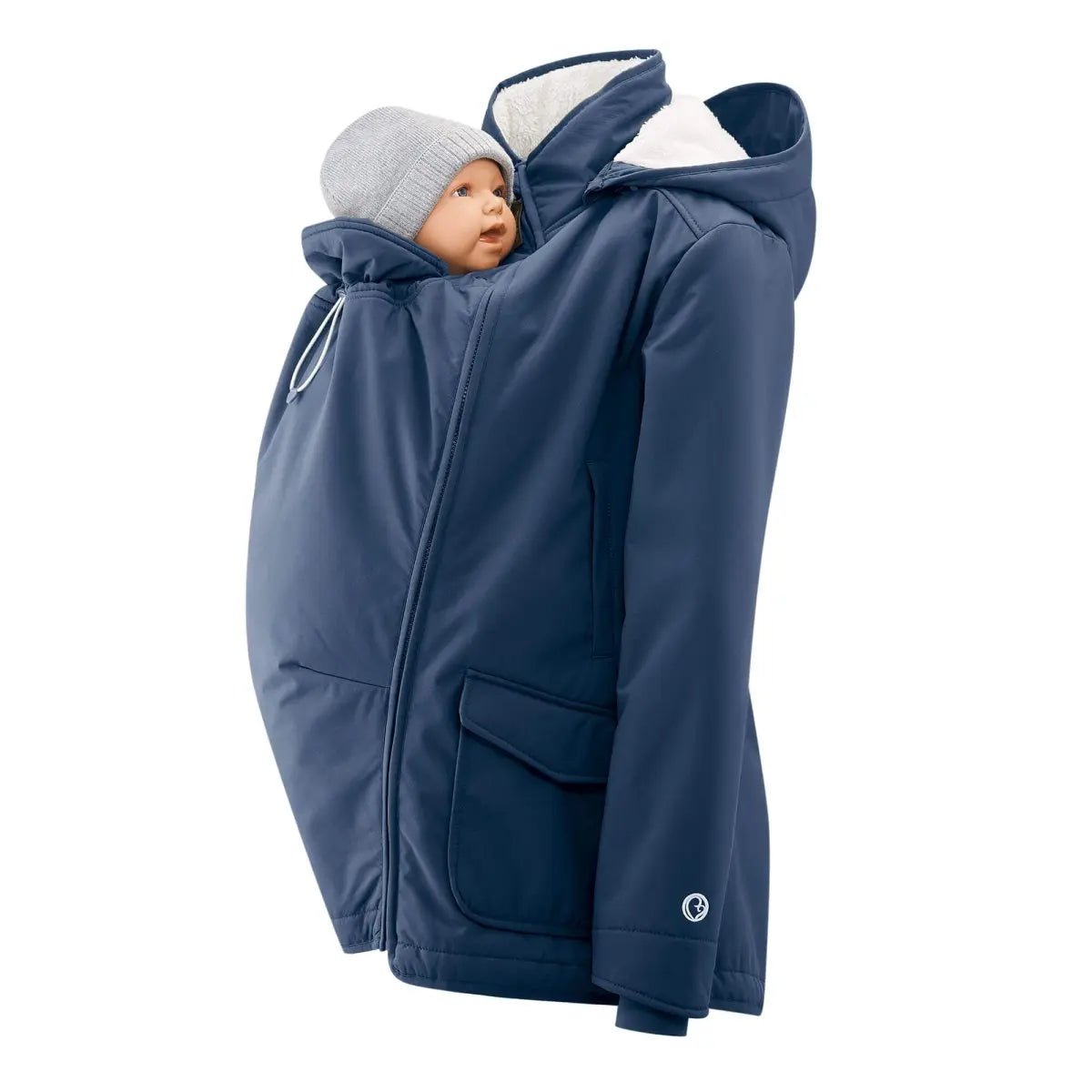 Mamalila Cosy Allrounder Navy Softshell Maternity and Babywearing Jacket