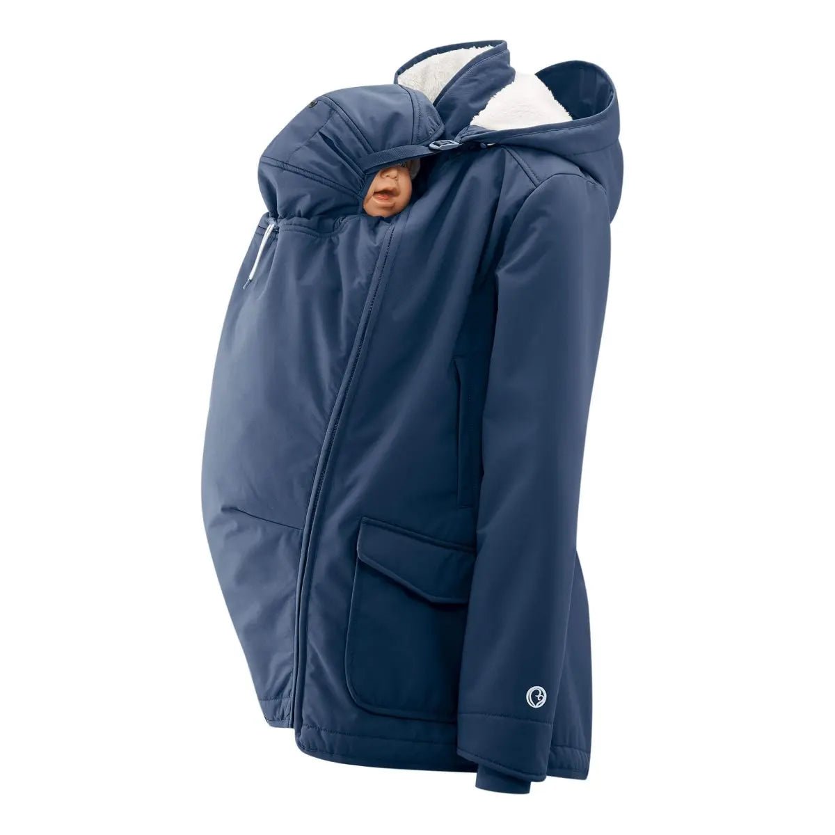 Mamalila Cosy Allrounder Navy Softshell Maternity and Babywearing Jacket - Babywearing OuterwearLittle Zen One4251054511332