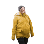 Mamalila Cosy Allrounder Softshell Babywearing Jacket Mustard - Babywearing OuterwearLittle Zen One4251054513701