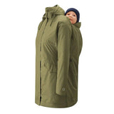Mamalila Dublin Khaki Maternity and Babywearing Raincoat Babywearing Outerwear