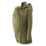 Mamalila Dublin Khaki Maternity and Babywearing Raincoat Babywearing Outerwear