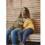 Mamalila Dublin Khaki Maternity and Babywearing Raincoat - Babywearing OuterwearLittle Zen One4251054513268