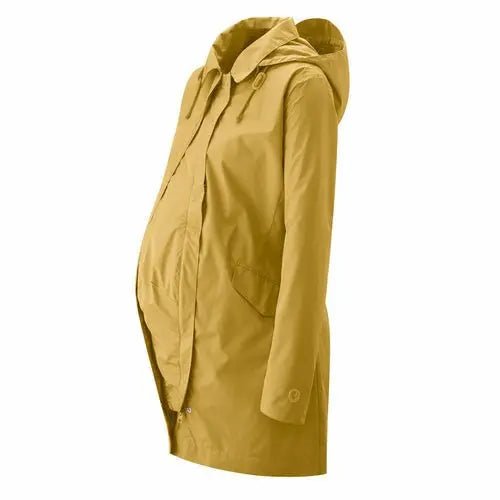 Mamalila Dublin Yellow Maternity and Babywearing Raincoat Babywearing Outerwear