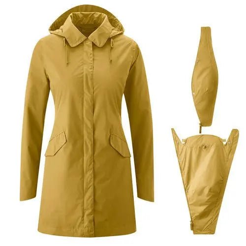Mamalila Dublin Yellow Maternity and Babywearing Raincoat Babywearing Outerwear