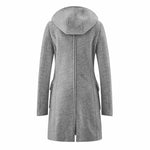 Mamalila Maternity + Babywearing Wool Coat Vienna Light grey - Babywearing OuterwearLittle Zen One4251054511875