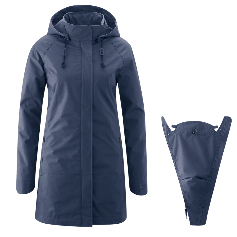 Mamalila Short Coat for Babywearing Berlin Navy - Babywearing OuterwearLittle Zen One4251054514029