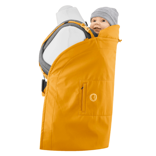 Mamalila Softshell Babywearing Cover Mustard Yellow - Babywearing OuterwearLittle Zen One4251054512025