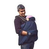 Mamalila Softshell Babywearing Cover Navy Blue - Babywearing OuterwearLittle Zen One4251054512483