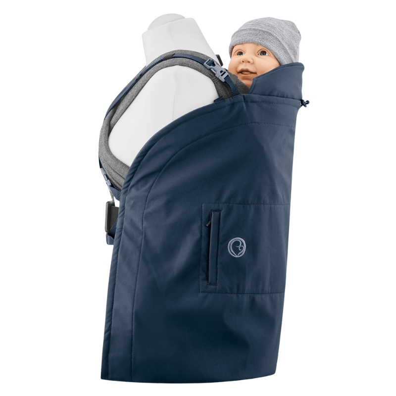 Mamalila Softshell Babywearing Cover Navy Blue - Babywearing OuterwearLittle Zen One4251054512483