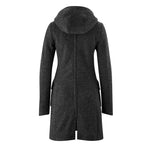 Mamalila Vienna Anthracite Grey Maternity and Babywearing Wool Coat Babywearing