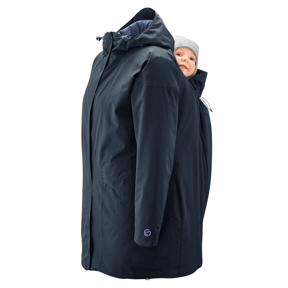 Mamalila WinterWander Babywearing Parka Navy blue - Babywearing OuterwearLittle Zen One