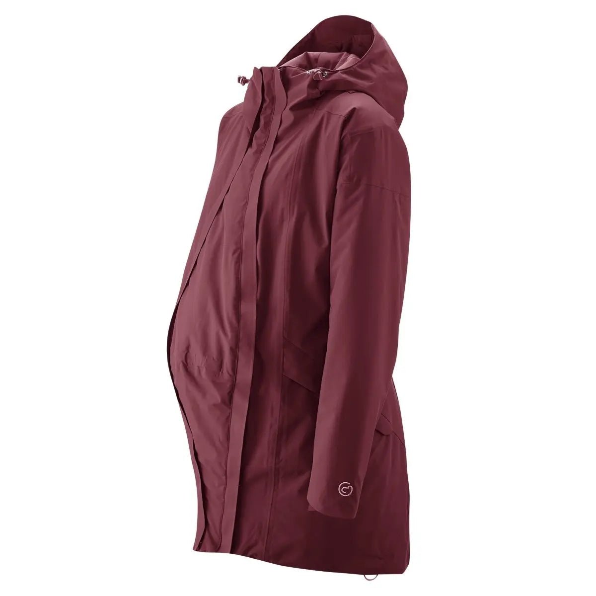 Mamalila WinterWander Berry Maternity and Babywearing Parka - Babywearing OuterwearLittle Zen One4251054513619