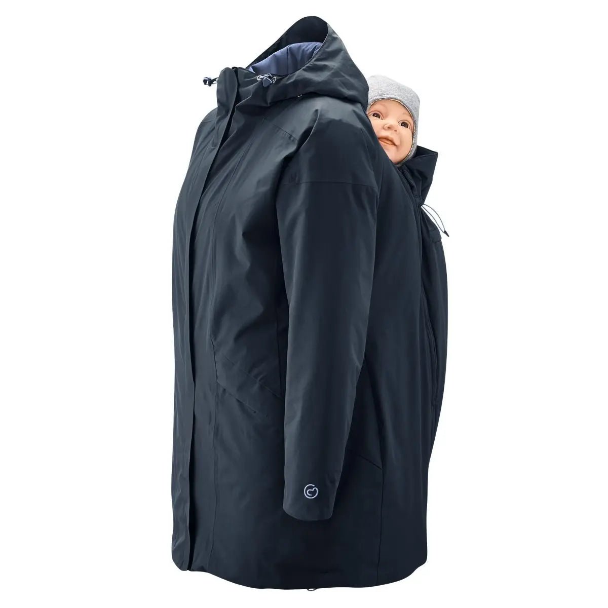 Mamalila Winterwander Navy Maternity and Babywearing Parka Babywearing Outerwear