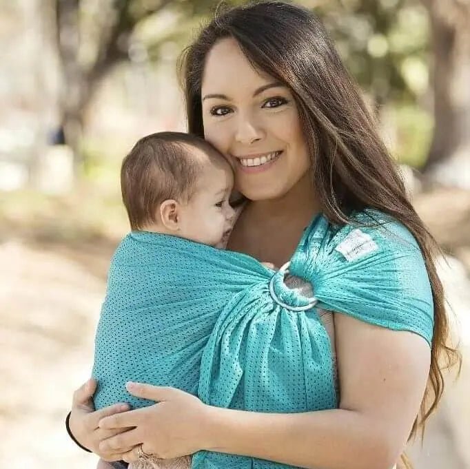 Mermaid Teal Water Ring Sling by Beachfront Baby - Water CarrierLittle Zen One4157022919