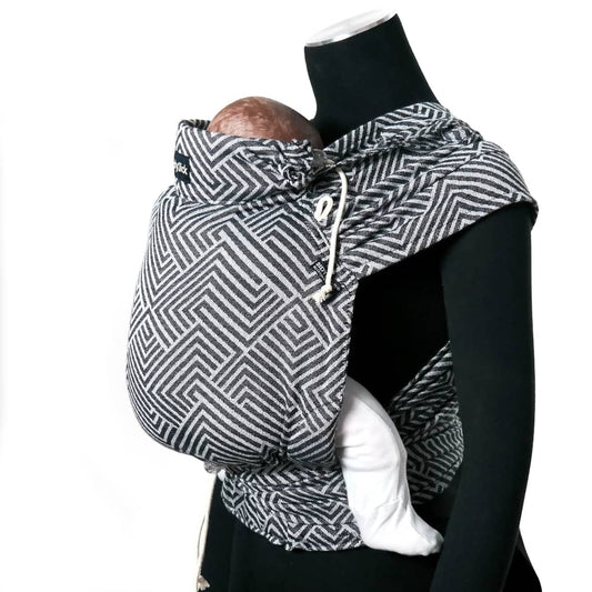 Metro Monochrome DidyKlick 4u by Didymos - Half Buckle CarrierLittle Zen One4048554843649