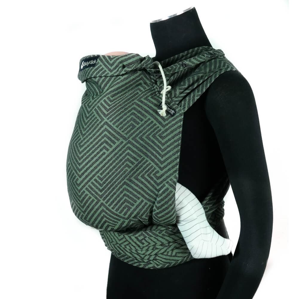 Metro Olive Anthracite DidyKlick by Didymos - Half Buckle CarrierLittle Zen One4048554982652