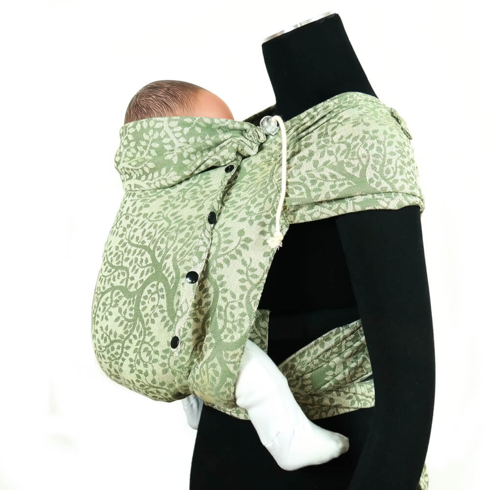 Olive Twig DidyKlick by Didymos - Half Buckle CarrierLittle Zen One4048554963651